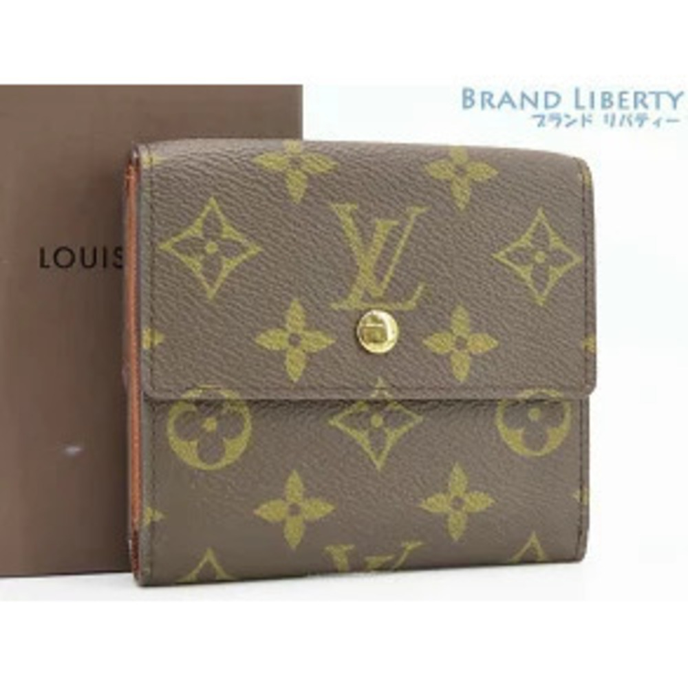 Louis Vuitton Monogram Portemonnaie Billet Carte Credit Double Snap Wallet